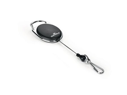 DURABLE Kortklämma, Style, utdragbar, fjäderfäste, svart - Lyreco - Kontorsmöbler och inredning - Namnskyltar och korthållare - Korthållare - Yoyo