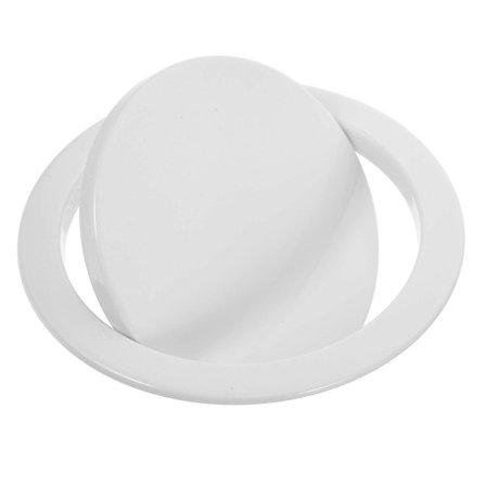 Pyöreä upotettava roskakorin kansi hajujen hallintaan ruostumattomasta teräksestä kylpyhuoneen pesualtaaseen 1 kpl