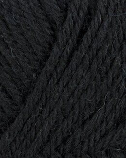 Garn NordWool 50 g Schwarz
