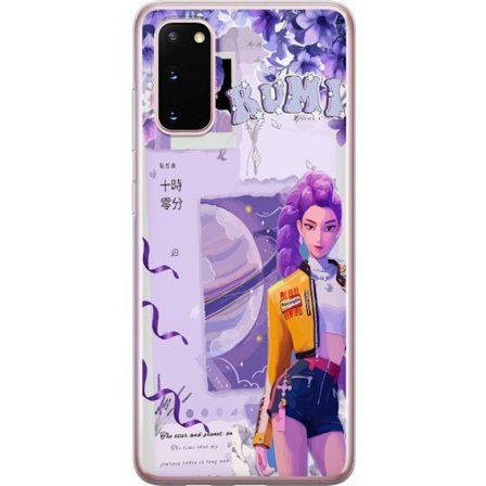Kompatibelt Mobilskal till Samsung Samsung Galaxy S20 Kpop Demon Hunters Rumi Lila Planet Kosmisk Idol Stil Fantasy