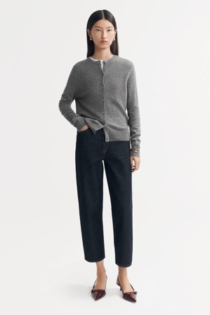 Soft Goat - Cardigan - Cashmere cardigan - XL - Grey