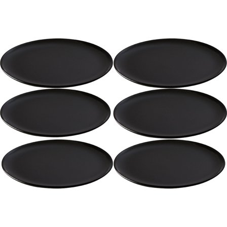 Aida frukosttallrik 23 cm, 6 st, titanium black | Dukning & Servering > Tallrikar > Frukosttallrik | Bagaren och Kocken