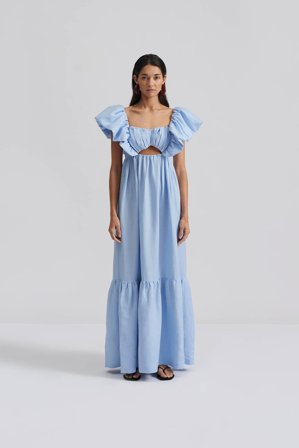 Malina - Emilie maxiklänning - XL - Pastel Blue