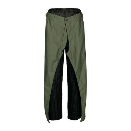 Junya Watanabe, Wide Trousers Groen, Dames, Maat:S