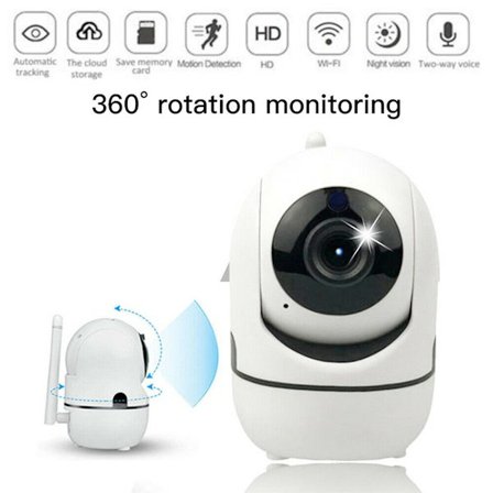 HD Trådlös IP-kamera IR Växlar Automatiskt Smart WiFi-kamera