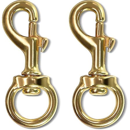 Slings for flaggstang med kraftig taufeste, 2 stk, gull Baoji En Vedette