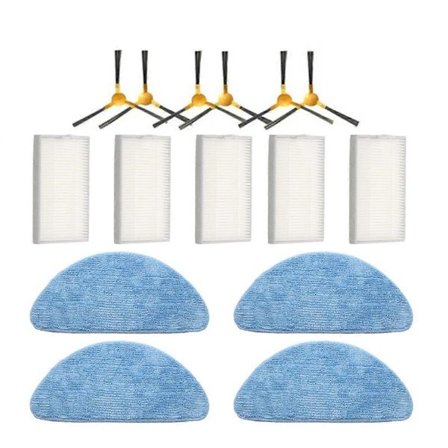 Til Q6 Lite Hepa Filter Hovedrullebørste Sidebørster Rengøring Moppeklude Klude Støvsuger Reservedele