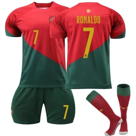 Portugal Hjemmebanetrøje 2022, Nr. 7 Cristiano Ronaldo Hjemmebane