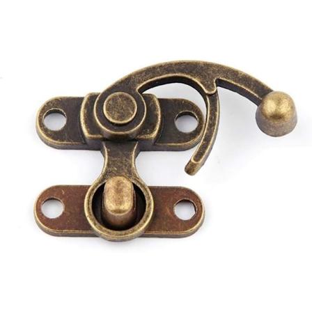 10 stk Antik Vintage Låsespenne Låsplukk 38*45mm Svingarm Lås
