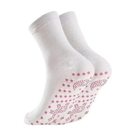 1 Pair Tourmaline Magnetic Socks Self Heating Therapy Foot Warmer Socks Health Care