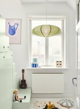 Villo risskjerm Ø60 - støvete grønn