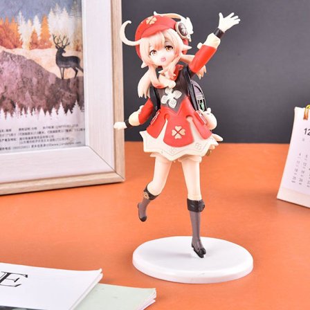 Genshin Impact Klee Anime Figur t Paimon Action Figur Ganyu - on stock
