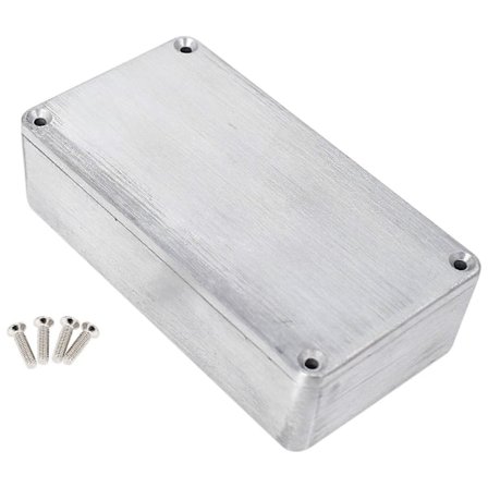 5 stk Gitar Effektpedal Aluminium Stomp Box Kabinett for DIY Gitar Pedalsett 1590B