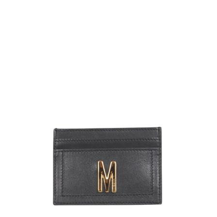 Moschino, Wallets ; Cardholders Czarny, Kobieta, Rozmiar: ONE Size