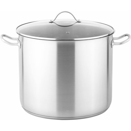 Mareld XL Gryde med glaslåg, 30 liter - Stål | KitchenOne