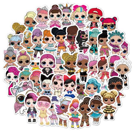 50 st klistermärken, estetiska vinyl vattentäta dekaler för vatten