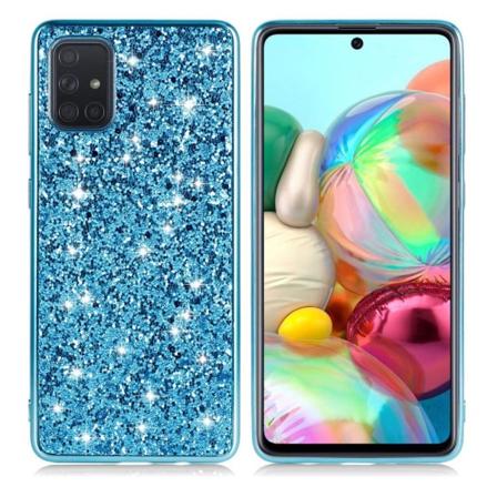 Glitter Samsung Galaxy S10 Lite skal - Blå Blå