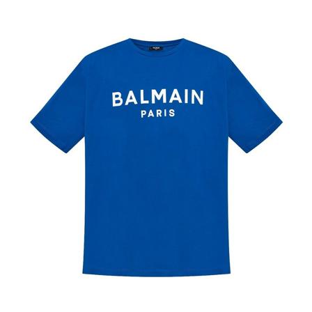 Balmain T-Shirts Blå, Herre