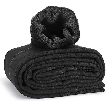 Termiska leggings för kvinnor, fleecefodrade leggings för kvinnor med hög midja