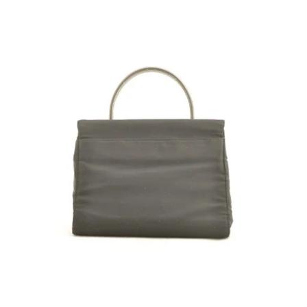 Prada Vintage, Pre-Owned Nylon Handbag Zwart, unisex, Maat:ONE Size