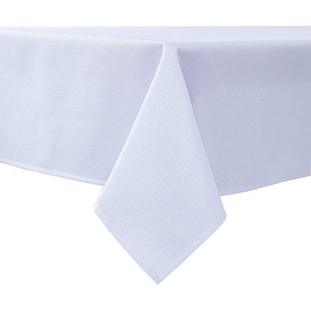 Rektangulär texturerad tygservett 60 x 84 tum, bla dukar