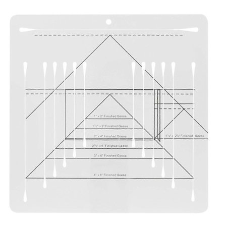 Ultimates Flying Geese Lineal Letvægts Bærbar Patchwork Lineal Sy Tilbehør