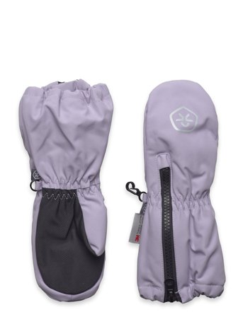 Mittens Long W. Zipper Purple Color Kids