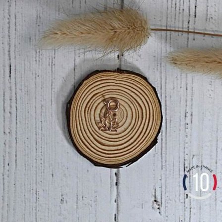 Hängen - MADE IN FRANCE - Rose Gold Pläterad - 10. Lotus