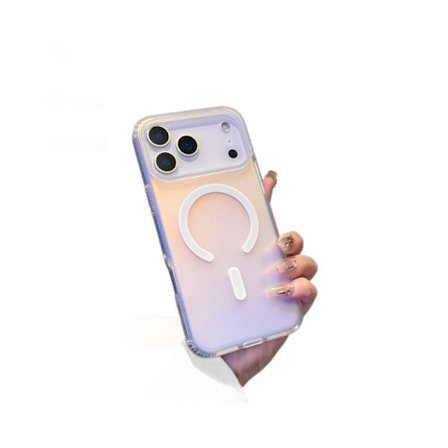 För iPhone 17/iPhone 17 Pro/iPhone 17 Promax Mobilskal, Laser Gradient Magnetiska Mobilskal