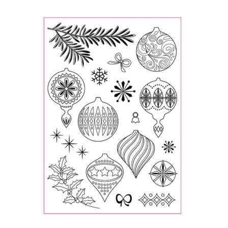 Juleklare stempler Vintage silikonforseglinger for DIY Scrapbooking Kortlaging