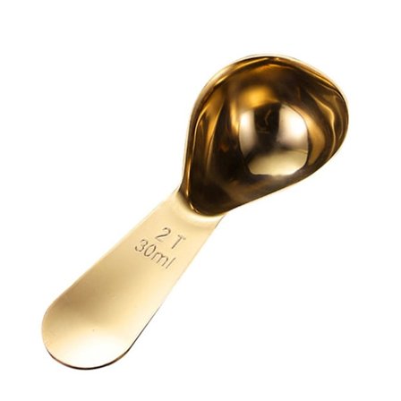 15/30ML Kaffe Måleskje 304 Rustfritt Stål Presis Skala Kort Håndtak Matkvalitet Melkepulver (FMY)