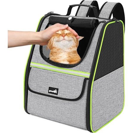 Katte Ryggsekk Bæreveske, Liten Hunde Ryggsekk Bæreveske, Kjæledyr Ryggsekk Bæreveske for Katter Hunder Valp Kattunge, Katte Bæreveske