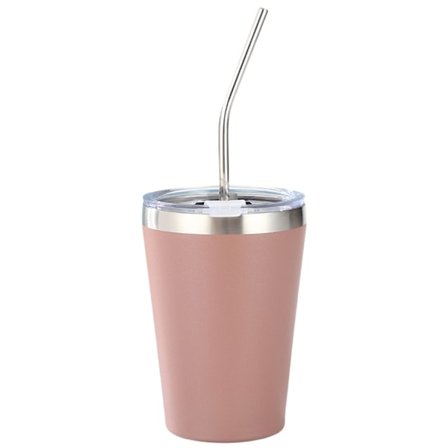 Stainless Steel Kids Cups with Spill Proof Lid, Straw & Silicone Sleeves, 12oz, BPA Free, Insulated, for Cold & Hot Drinks