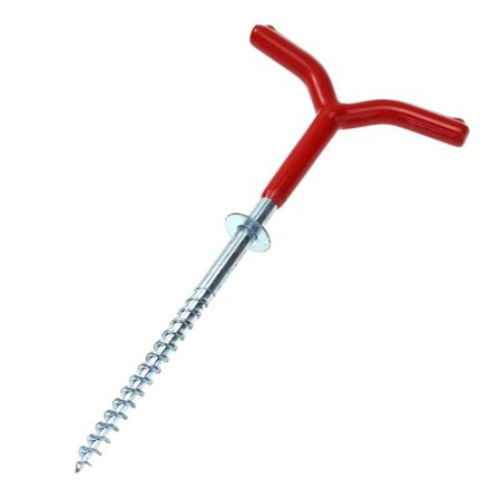 Teltplugger for camping, isfiske, skruestangstativ Y-formet skrue, bakkefeste