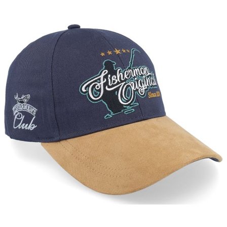 MJM Hats - Blå adjustable Keps - Fisherman Original 41 Organic Cotton Navy Adjustable @ Hatstore
