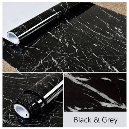 Marmor Tapet Skrivebordsklistremerke Møbelrenovering