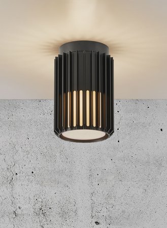 Aludra utelampe tak - sort