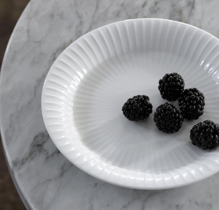 Kähler Hammershøi Tallerken Hvit, ø190