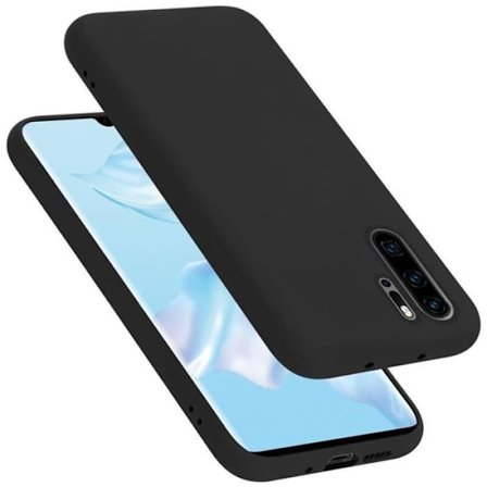 Fodral till Huawei P30 PRO Skal i LIQUID BLACK Fodral Skydd i silikon TPU mobiltelefon