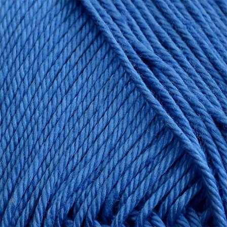 Merc. 8/4 Virkgarn gr. på nystan Blå one size