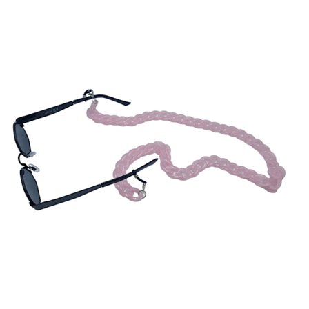 Eksklusiv Senile snor / brillesnor Brillekjede Rosa