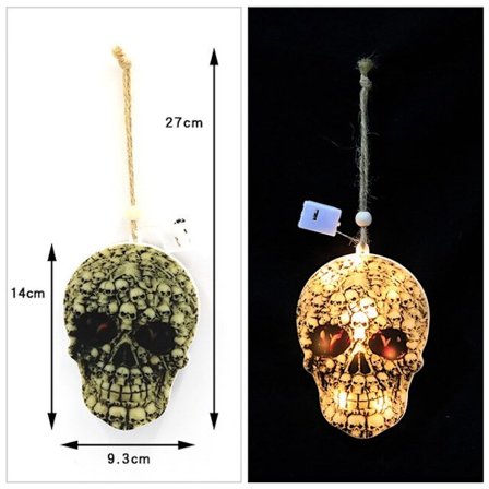 Led Halloween -koristelyhtyvalot Demoni-kallo-otsavalaisin Led Jack-O-Lantern Party Outdoor