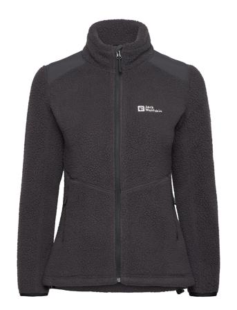 Kammweg Pile Fz W Black Jack Wolfskin