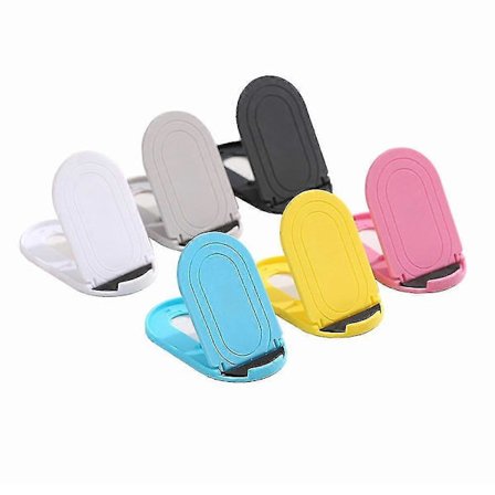 Inredningstillbehör Set med 6 universella telefon- och surfplattehållare, mini bärbart kreativt ställ. - 6 färger
