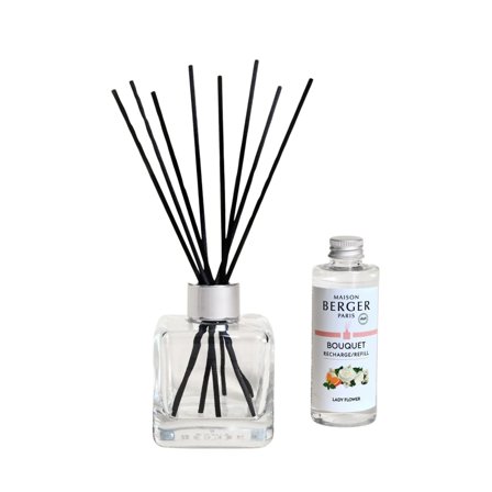 Maison Berger Paris Bouquet Parfumé Bouquet Cube con Bastoncini - Diffusore di Profumo