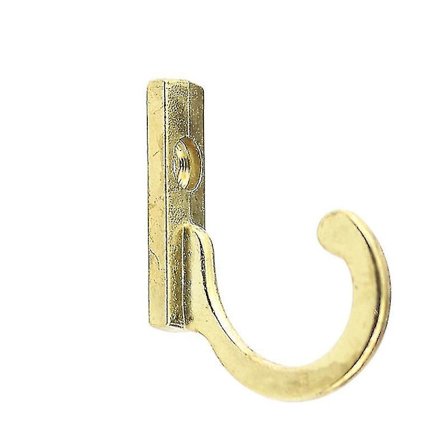 10 stk. vægmonteret krog / metal krog enkelt krog / antik stil metal bronze