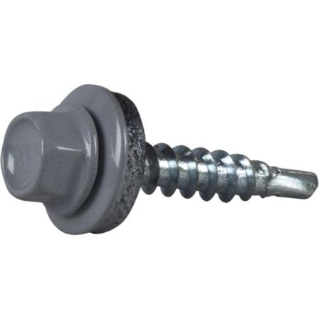 ESSVE 64909 Kateruuvi 4,8 x 28 mm, porakärki, 250 kpl Harmaa (RR22), Kiinnitys