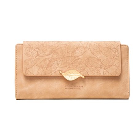 IC Lommebok Lang Lommebok Dame Lang Lommebok Stor Kapasitet Glidelås Clutch, Rosa