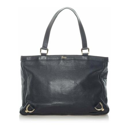 Gucci Vintage, Handbags Zwart, Dames, Maat:ONE Size,leer