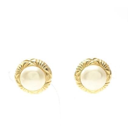 Chanel Vintage Pre-owned Earrings gul, Dam Vintage Smycken, Dam, Storlek: ONE SIZE